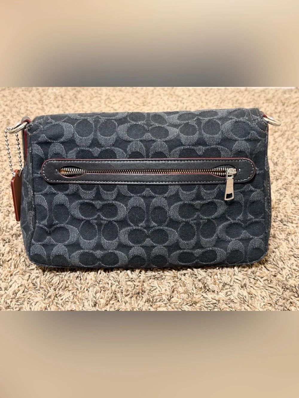 Coach Coach Soft Tabby Shoulder Bag Denim
